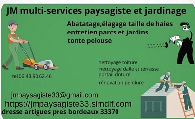 Vous cherchez à embellir votre extérieur ? Notre équipe de paysagistes intervient depuis plusieurs années en Gironde et notamment Bordeaux pour concevoir votre aménagement paysager dans sa globalité. Que ce soit un aménagement complet, la création d’un espace piscine, l’ajout d’un muret ou d’une cloture ou encore la création d’un parking en pavés nous pouvons répondre à votre demande à prix attractif.  Nous proposons aussi l’entretien de vos espaces verts toute l’année. un jardin propre et entretenu est toujours plus agréable !